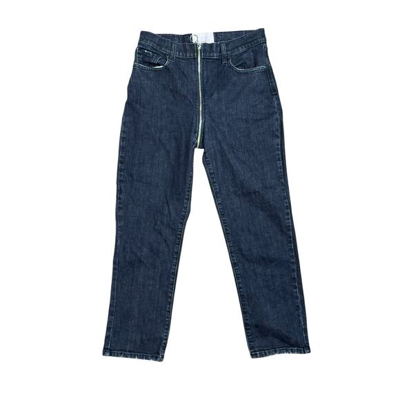 Revice Full Exposed Zipper Chaps Ankle High Rise Jeans Black Size 30 Club Wear - Picture 6 of 10